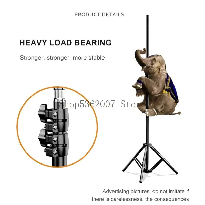 حامل جهاز عرض الألومنيوم مع ارتفاع قابل للتعديل 60 سم لكاميرات أجهزة العرض وكاميرات الويب للتطبيقات المتنوعة 40JB