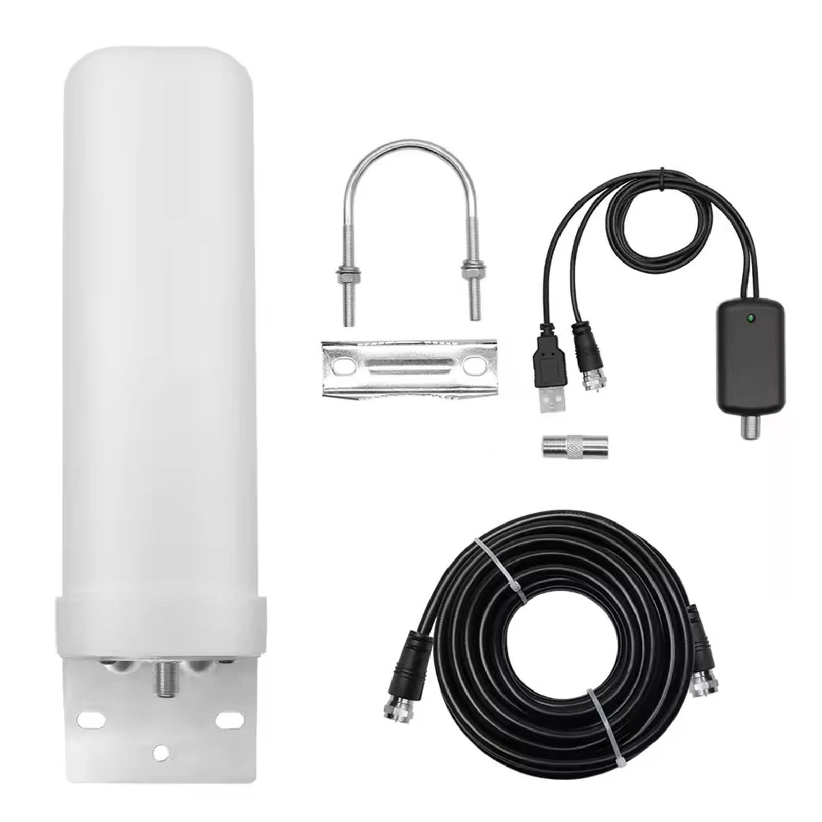 600 Miles HDTV Digital Antenna ABS Signal Amplified TV Antenna Wear Resist HD 4K Digital TV Antenna for HDTV with DAB/FM Radio view 2