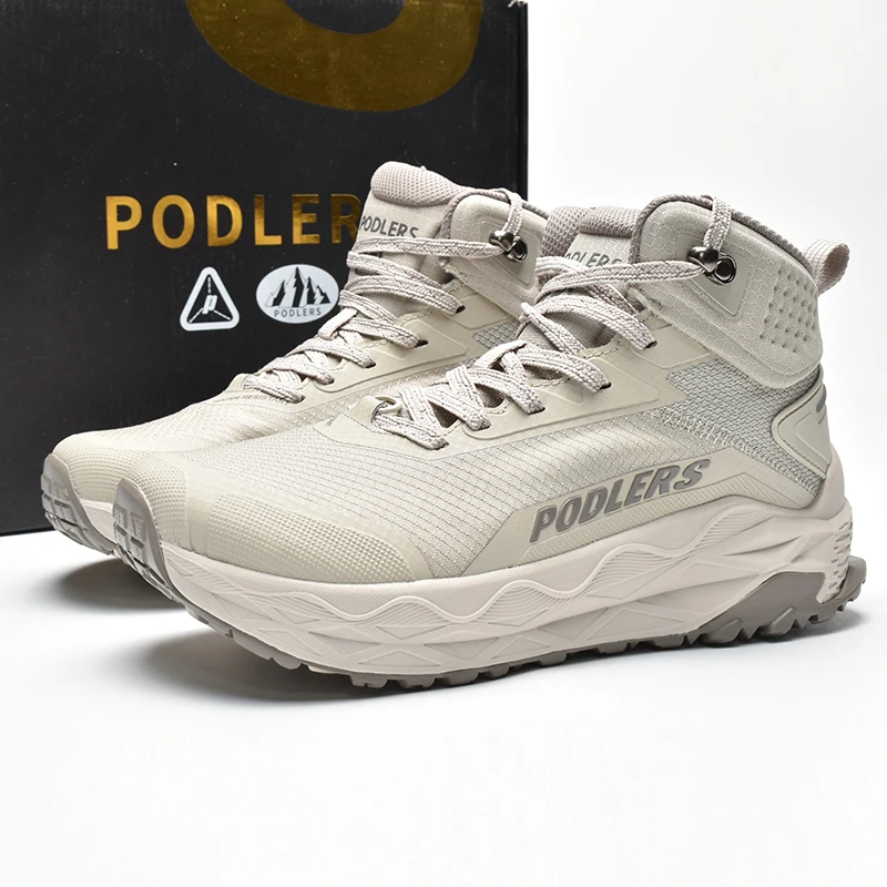 Winter Warmth Men's Outdoor Sports Shoes Comfortable, Versatile, Slip-Resistant Rock Climbing Shoes Hiking Boots