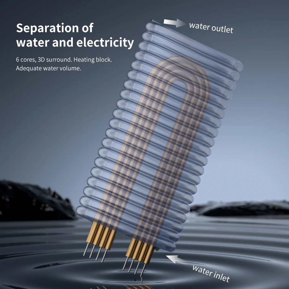 OEM Customized 220V Electric Water Heater Geyser Salon Spa Tankless Hot Shower System for Household and Bathroom Use