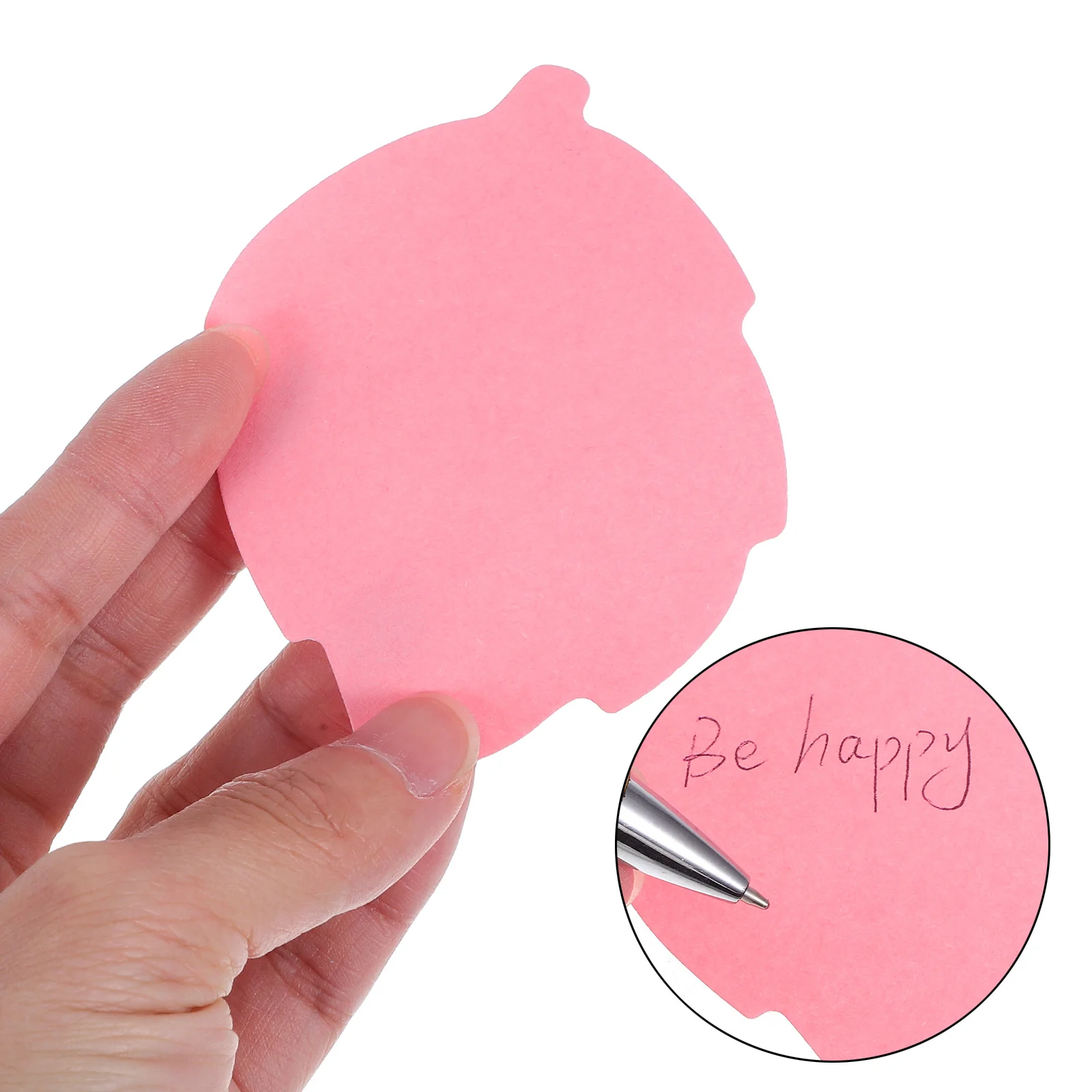 16 قطعة من وسادات مذكرة الفلورسنت الملونة ذاتية اللصق على شكل أوراق شجر للمكتب والمدرسة والمنزل والمفكرة القابلة للإزالة اللطيفة #3