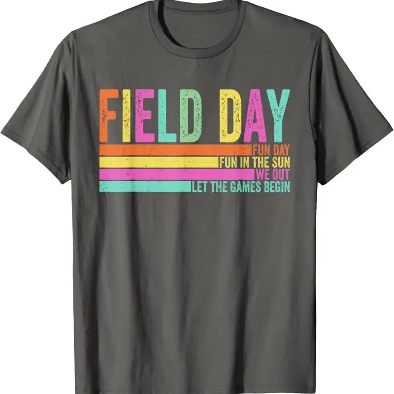 Retro School Field Day Fun In The Sun Game T Shirt