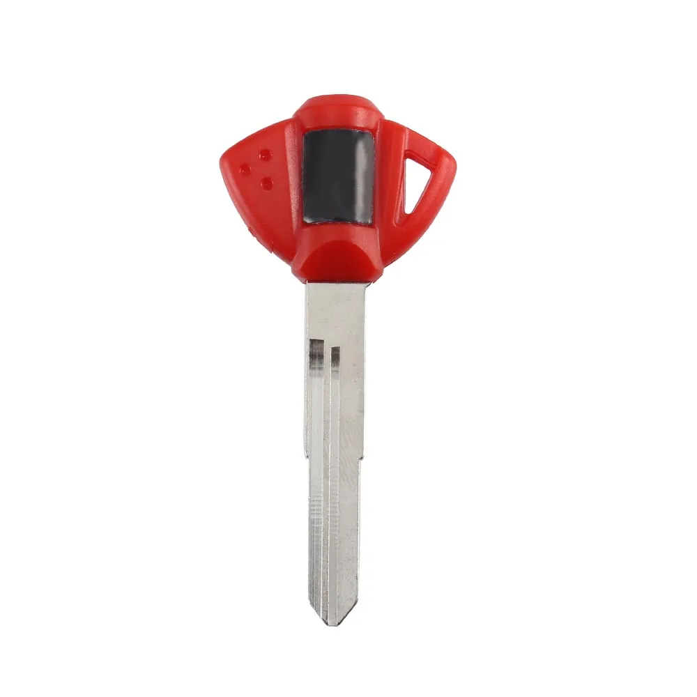 ​Professional New Blank Motorcycle Uncut Key Red Length 50mm for Suzuki Motorbike Spare Part Replacement Accessory