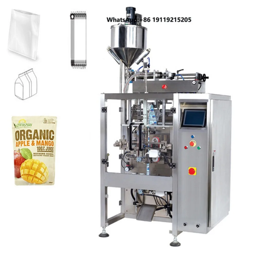 Multi-function Automatic Premade Pouch Tomato Pasta Pouch Liquid Bag Filling and Sealing Paste Packing Machine