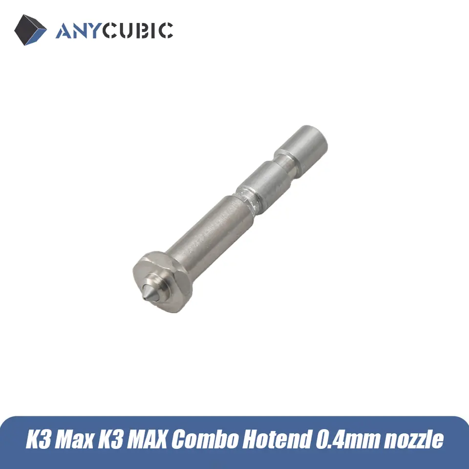 إكسسوارات Kobra 3 Max Combo من ANYCUBIC، رأس طباعة، محور خيط 8 ألوان، قاطع خيط من فولاذ PEI الربيعي، فوهة ساخنة 0.4 مم - 5