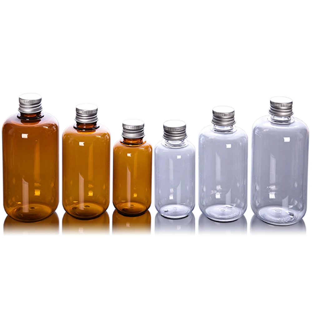 

10 pcs 300Ml Empty Plastic Packaging Bottle Refillable Lotion Water Holder Leakproof Makeup Dispenser Thickened Durable