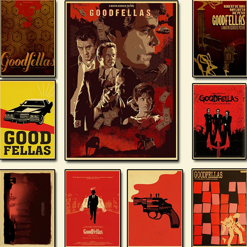 Buy Three To Send One Robert  Classic Film Good Fellas Vintage Kraft  Decoration  Art Illustrations Poster Home Painting