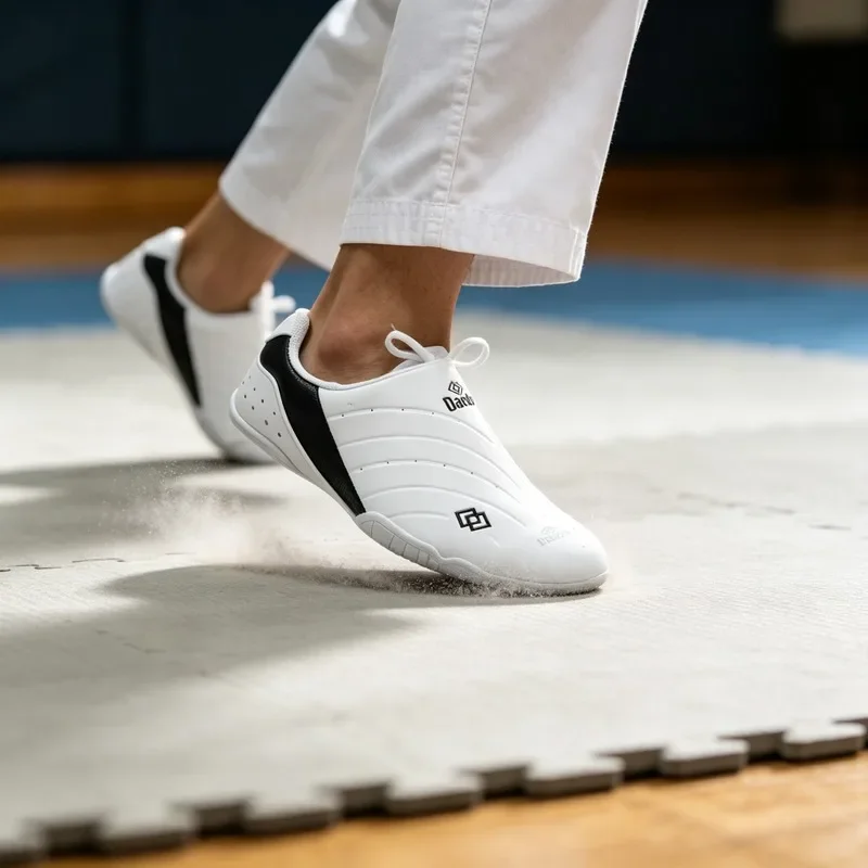Good Quality Martial Arts Shoe Man Professional Taekwondo Shoe Men Anti-Slip Taiji Shoe for Men Unisex Men Martial Arts Sneaker
