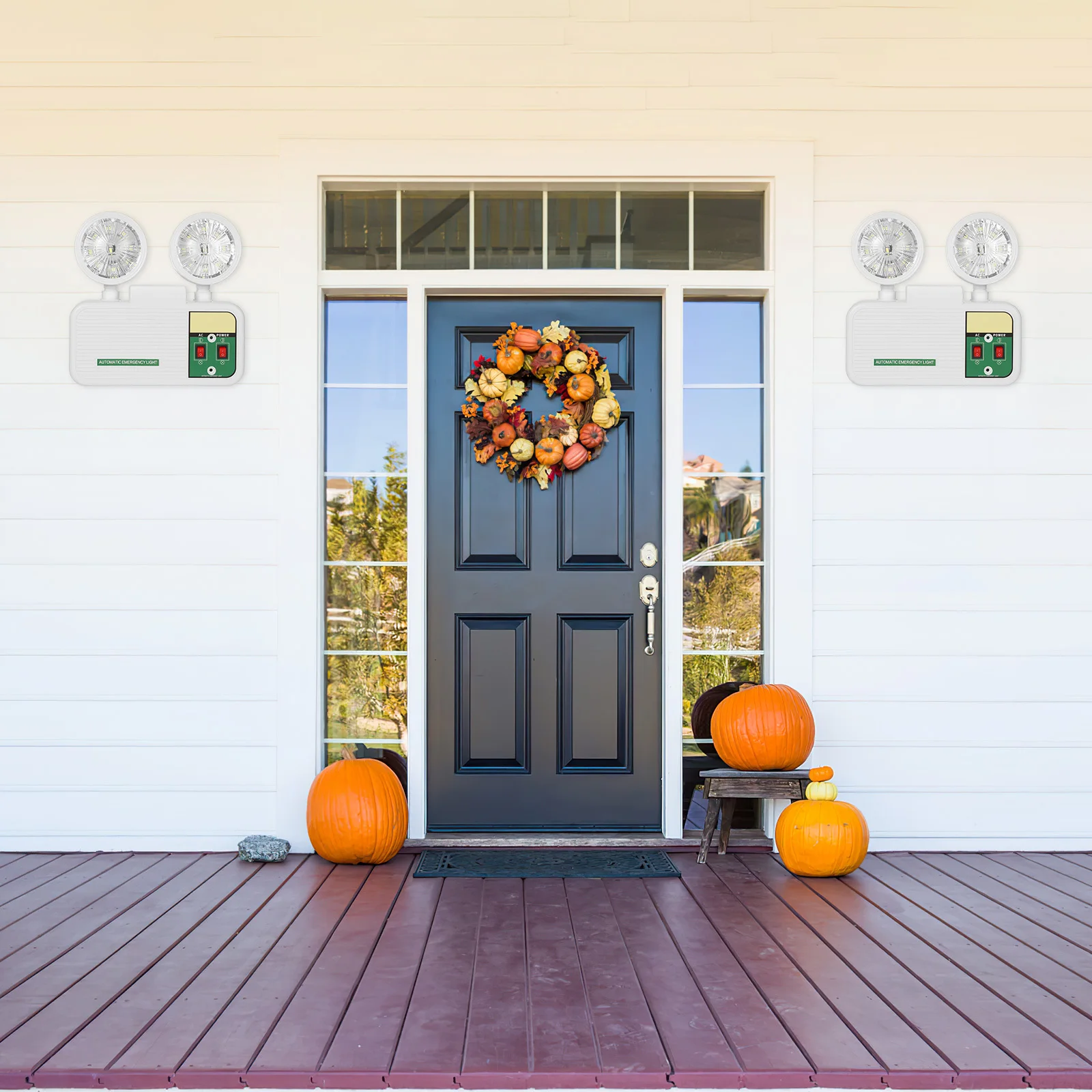 المكونات الطوارئ درج المدخل خروج ضوء انقطاع التيار الكهربائي أضواء سطوع عالية إضاءة الطوارئ أضواء انقطاع التيار الكهربائي #1