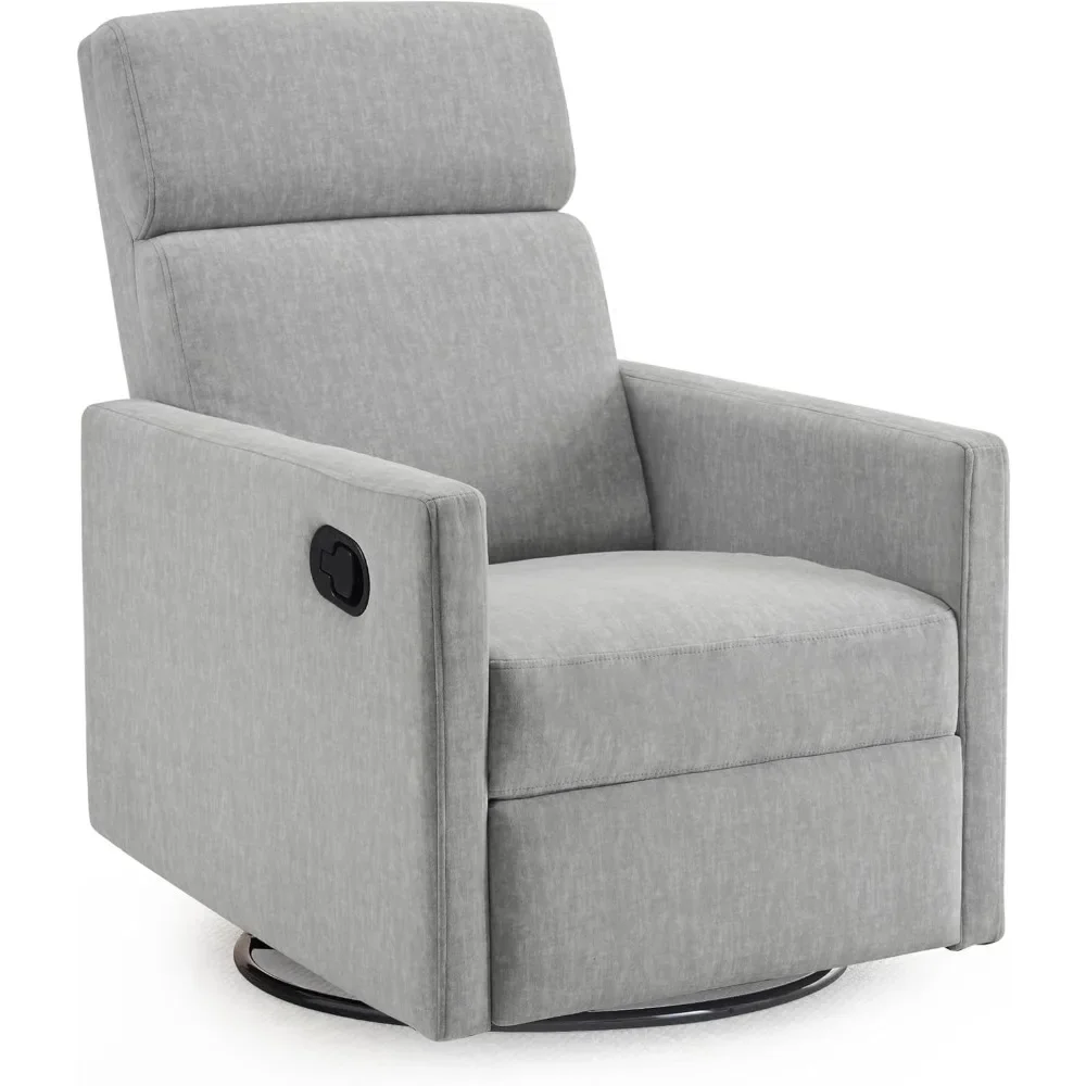 

Living Room Chair, Upholstered Fabric Reclining Single Sofa Chairs, Swivel Rocking Recliner Chairs, Living Room Chair