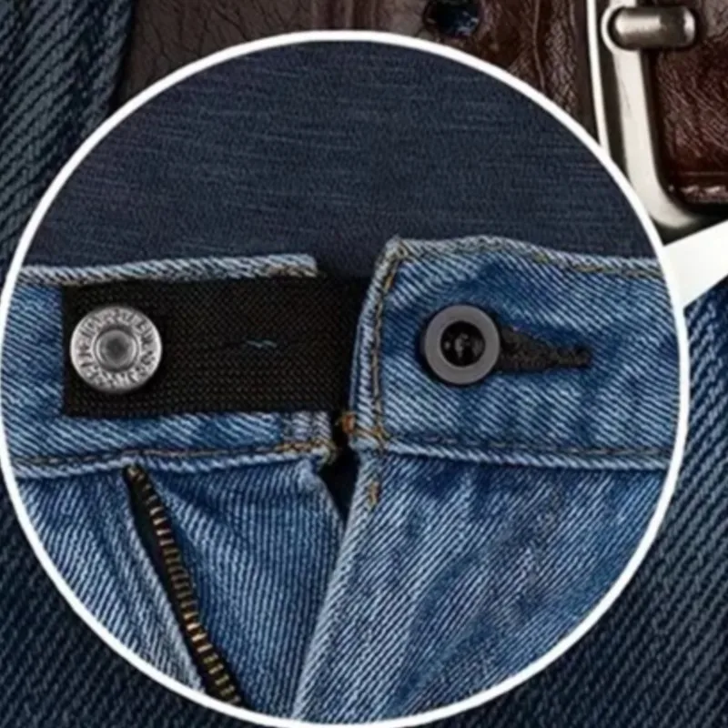 5/10pcs Pant Extender Belt Unisex Waist Band Tight Trousers Jeans Skirts Maternity Button Hooks Garment DIY Sewing Supplies