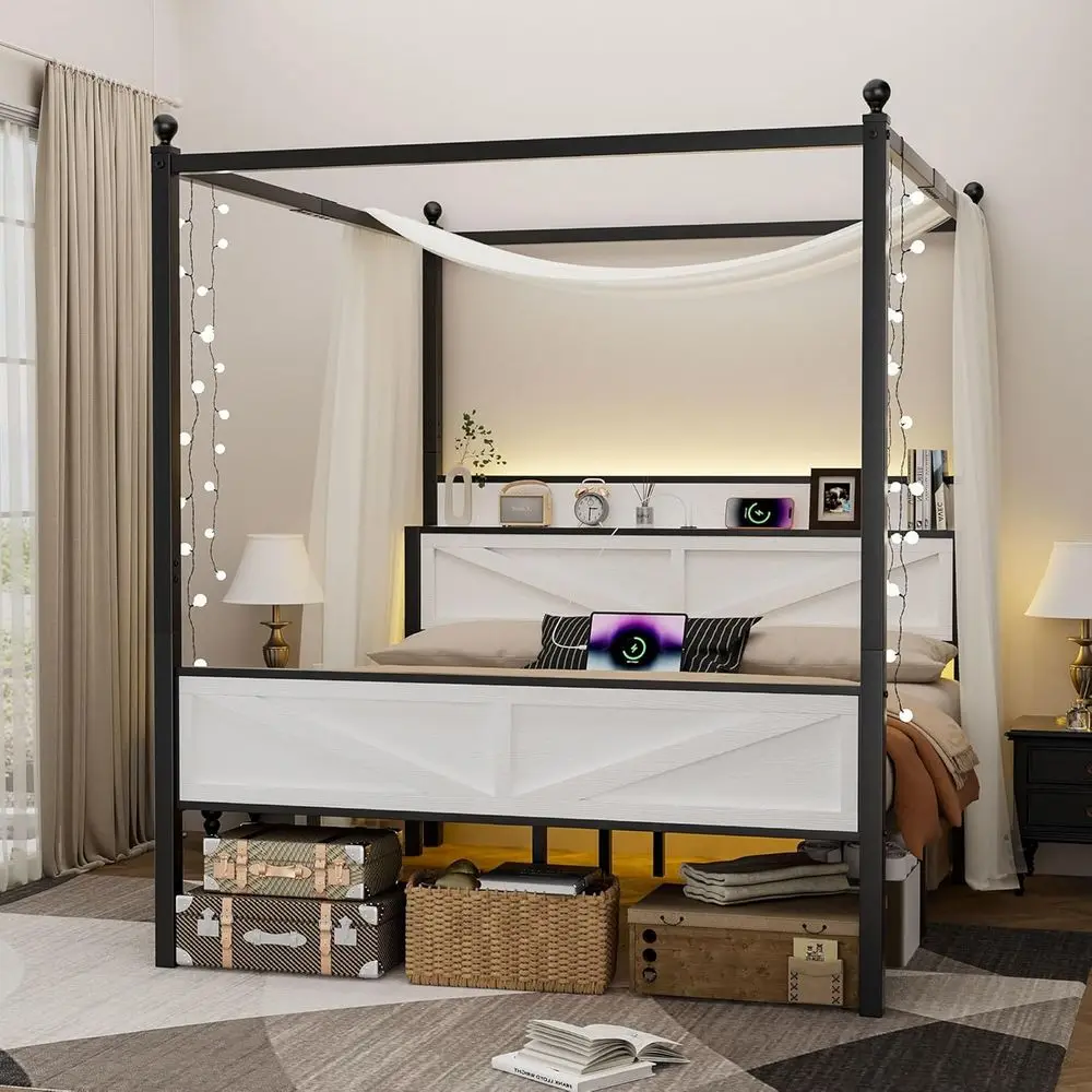 Queen Size Bed E Wi…