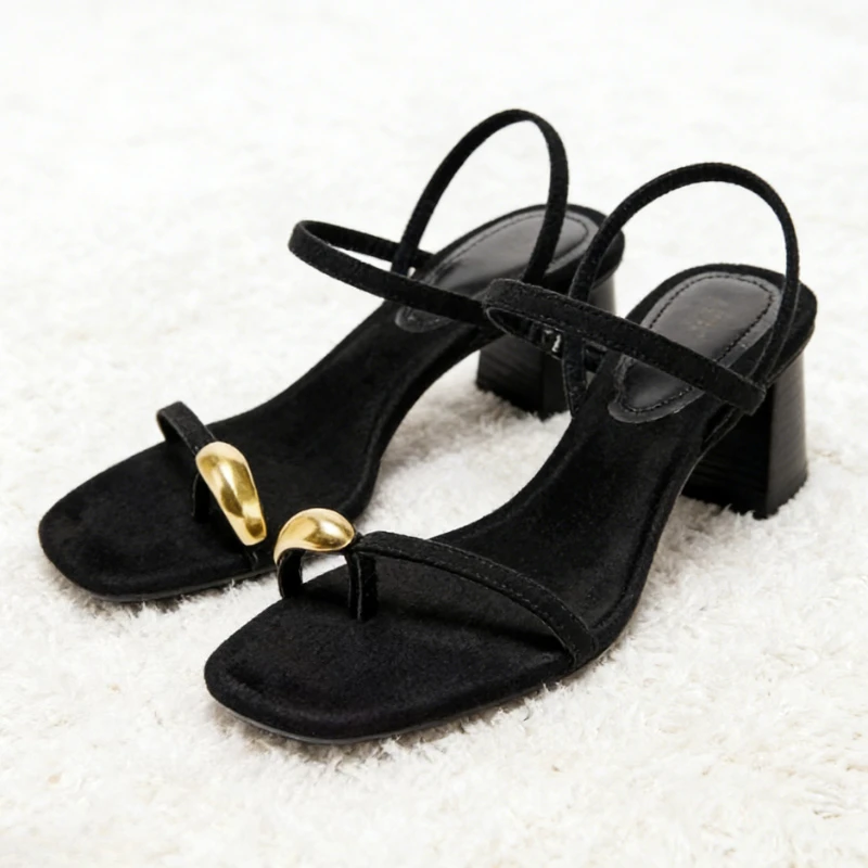 

Модные женские сандалии с металлическим дизайном, летние дизайнерские туфли-лодочки с ремешком на щиколотке и открытым носком, роскошные вечерние вечерние модельные туфли