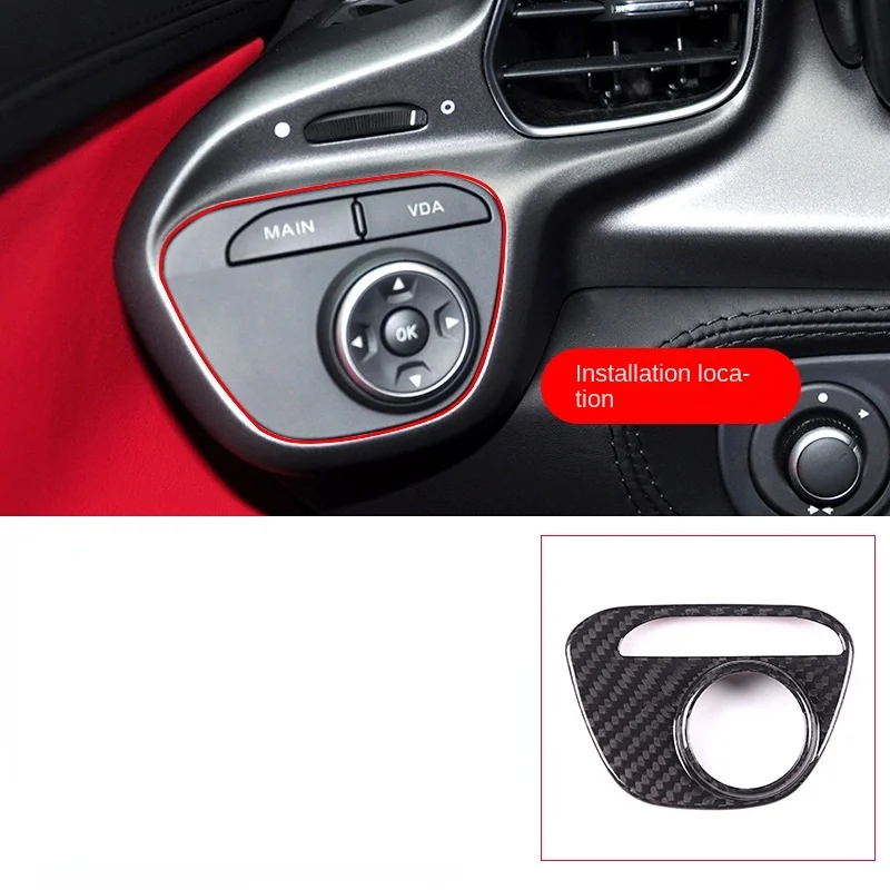 

For 11-16Ferrari 458 Decorative Frame of Central Control VDA Button Switch 1pcs