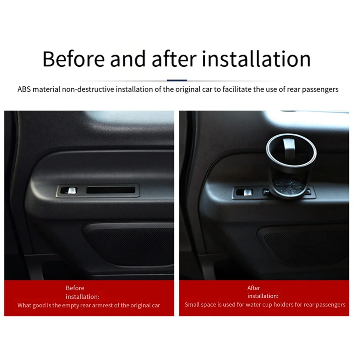 إطار حامل مقعد مياه جانبي خلفي للسيارة ، مرسيدس بنز فيتو W447 V-Class V260 W448