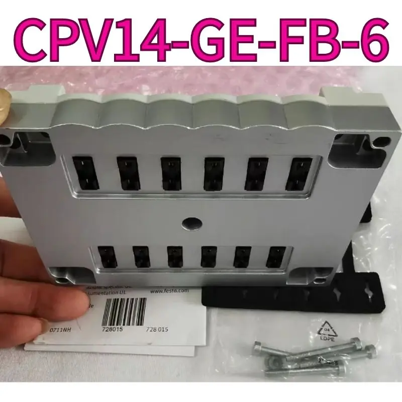 The new CPV14-GE-FB-6 18261 valve island cover interface circuit has a one-year warranty and can be shipped quickly