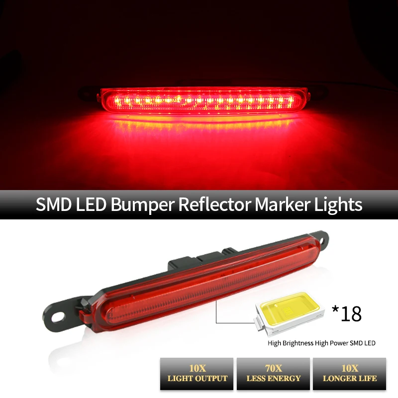 1PC LED Third Brake Light For Mitsubishi Lancer EVO 2008 2009-2016 8334A08 High Mount Stop Bake Light Fog Lamp Car Accessories