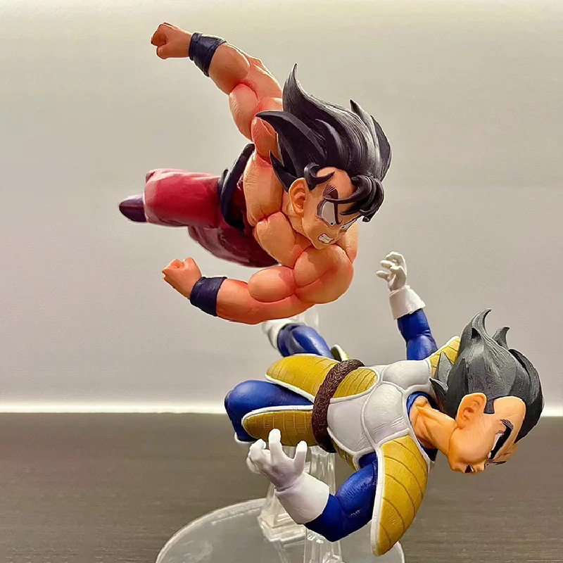 Anime Dragon Ball Z Kaiouken Goku Vs Vegeta Figuur Super Saiyan Son Goku Actie Beeldje Pvc Standbeeld Collection Model Speelgoed Geschenken