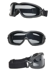 FMA Tactical JT goggles Single/double Layer Anti-Fog Lens Helmet Wear Glasses