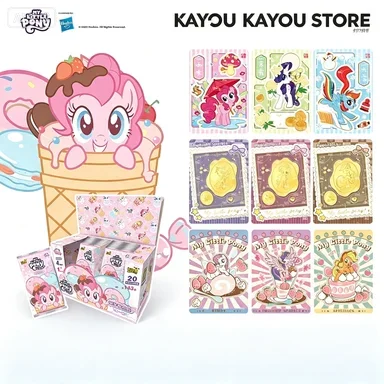 Kayou My Little Pony Sweet Dream Friendship Sticker Cute Pack Vol.1 Booster Box Hasbro Anime Collectible Sticker Cards Kids Gift