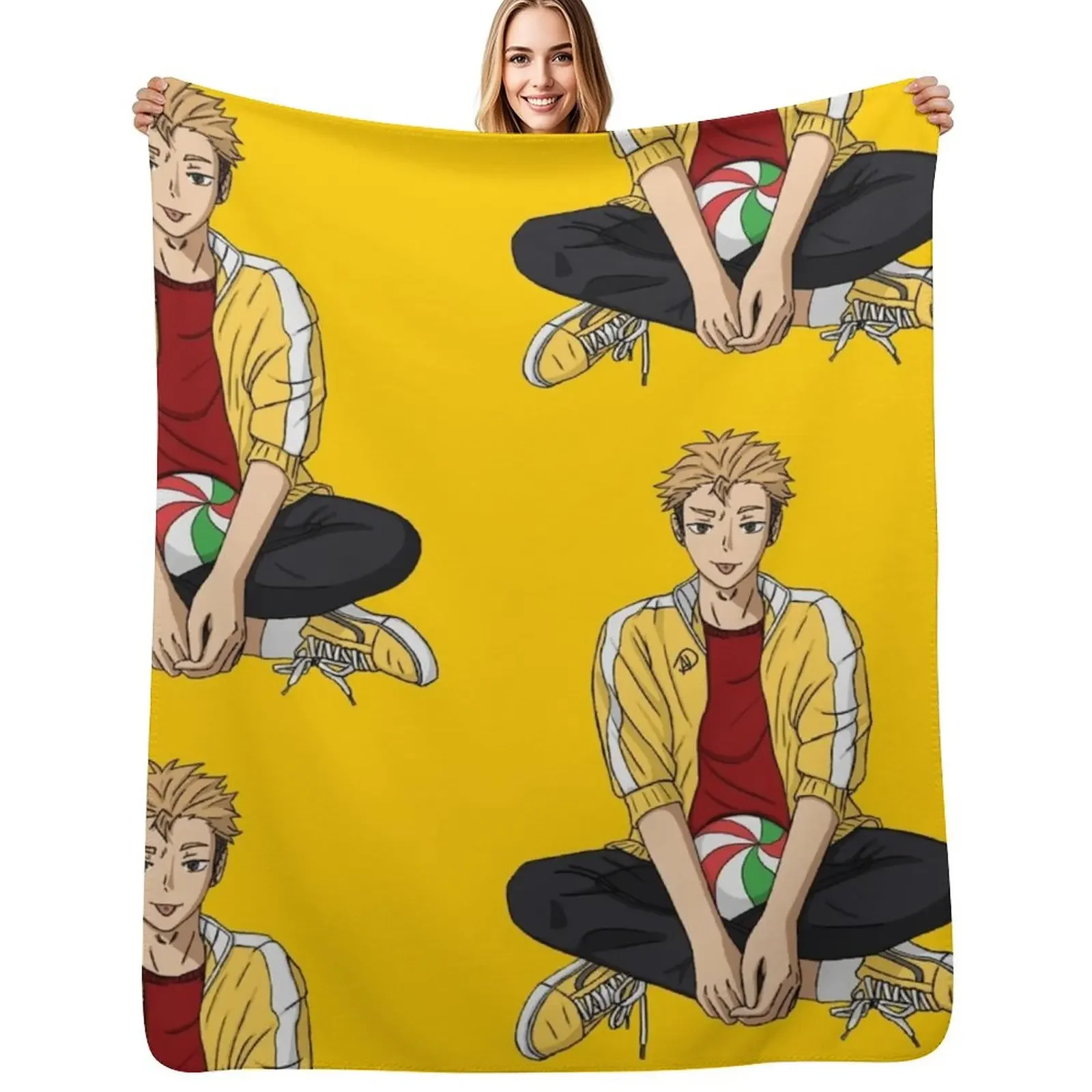 

Johzenji Captain Throw Blanket Hairys Sofa Sleeping Bag Summer Beddings Blanket