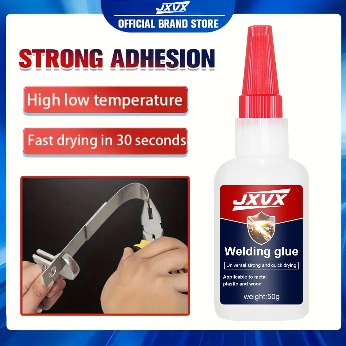 

Выбор 50 г сверхпрочного сверхмасляного клея для Hig50 г Супермаслянистый сверхпрочный клей для высокопрочных сварных сварных швов — универсальный сверхпрочный мгновенный клей для смолы, керамики, металла, стекла, жидкого клея с прецизионным дозатором.