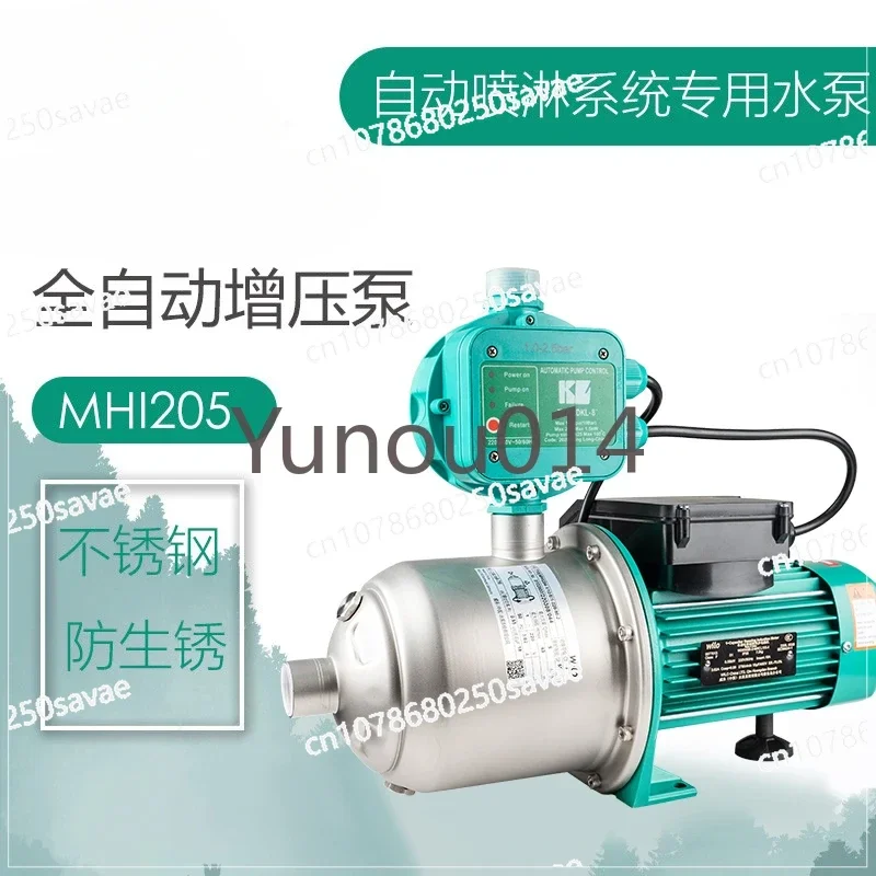 Multi-Stage Pump MHI200 Series, Horizontal, Stainless Steel Material, Tap Water Booster Pump