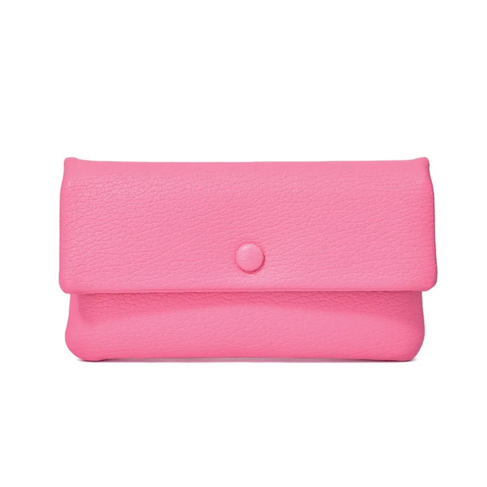

Elegant PU Leather Envelope Wallets Korean Style Portable Women Long Clutch Bag Zipper Coin Purse Change Bag Women