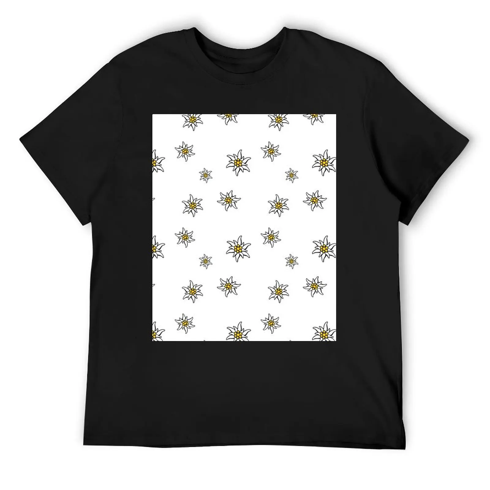

Edelweiss Pattern T-Shirt graphic t shirt vintage hippie clothes mens clothes