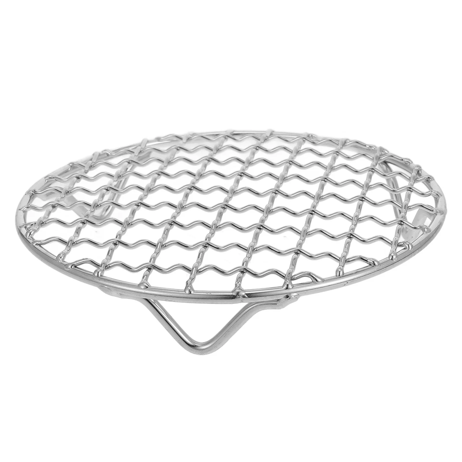 

Stainless Steel BBQ Mesh Rack Round Cooking Cake Baking Nets Stove Grill Material Versatile Compatibility Fine