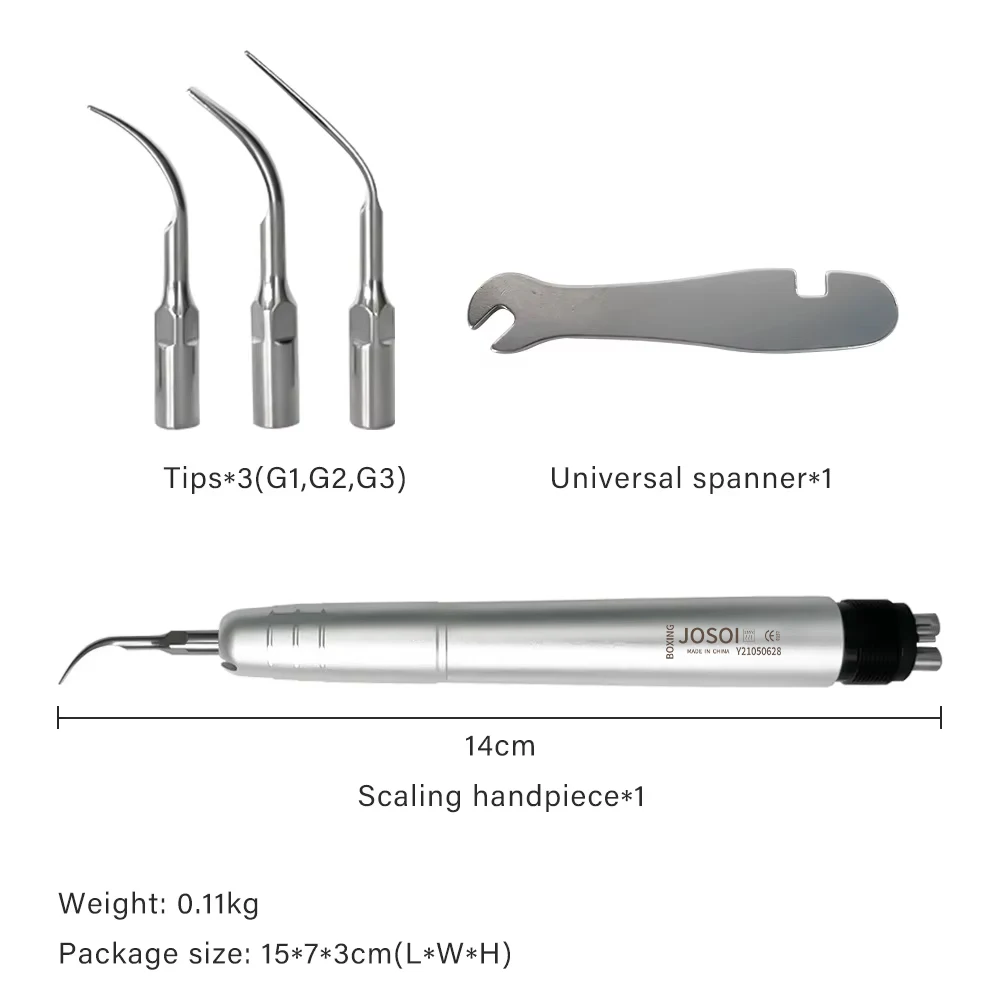 

Good Quality Autoclave den tal Medical Air Scaler Pneumatic den tal Cleaner B2 or M4 With 3 Tips