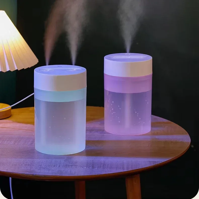 

Double Spray Smart Home Appliance Container Ultrasonic Electric Air Humidifier Essential Oil Diffuser and Purifier for Home Use