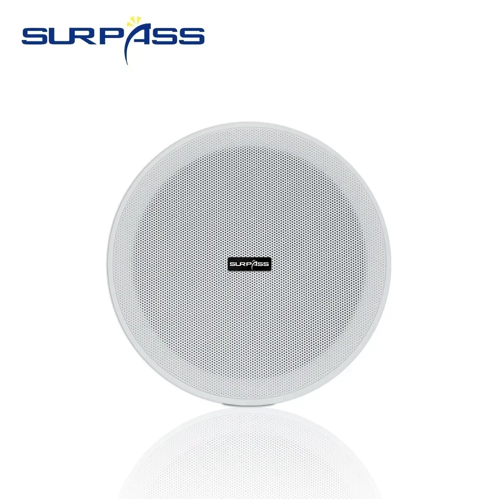 Ceiling speaker Bluetooth 6.5-inch 15Wactive sound system with built-in ClassD amplifier suitable for homes,bathrooms,and hotels