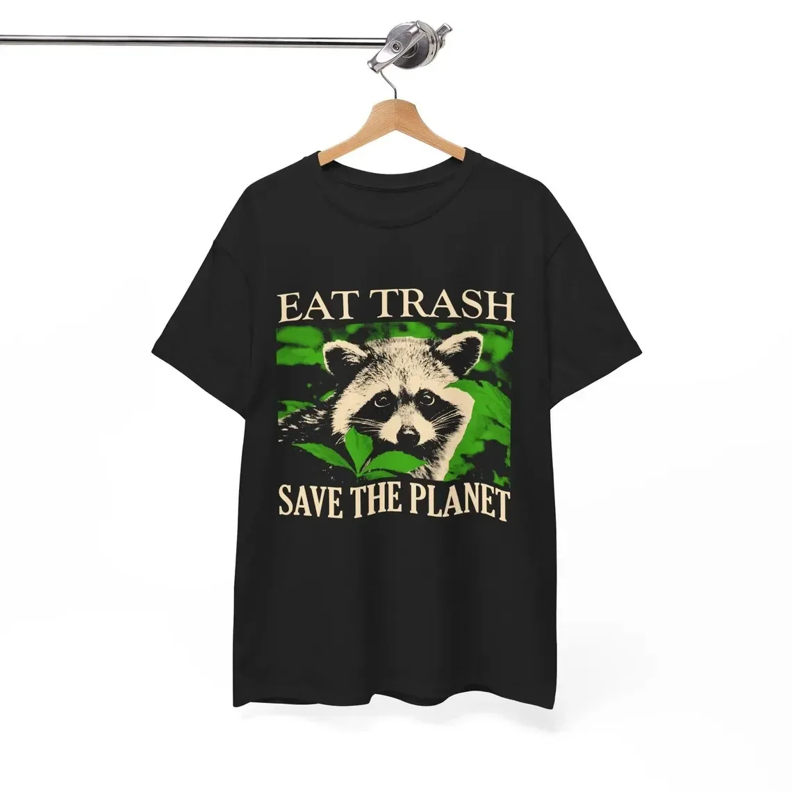 Śmieszna koszulka z napięciem entropii z motywem szopa pracza, odzież damska, moda Y2k, koszulki z krótkim rękawem, letnia, codzienna koszulka damska