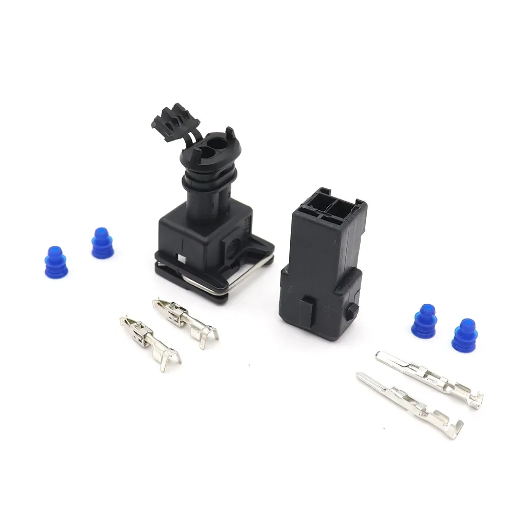 25 set EV1 Fuel Injector Plug Car Waterproof 2 Pin way Electrical Wire Connector  automobile Connectors