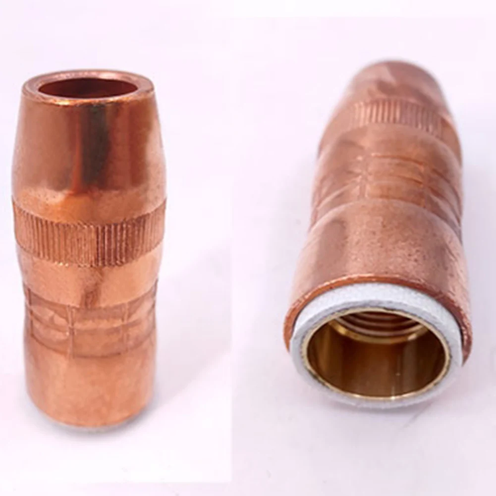 5 Pack NS-5818C Welding Nozzle For Bernard For Centerfire For Slim 5/8 Inch 1/8 Recess For Mig Gas Copper For T Series Tip