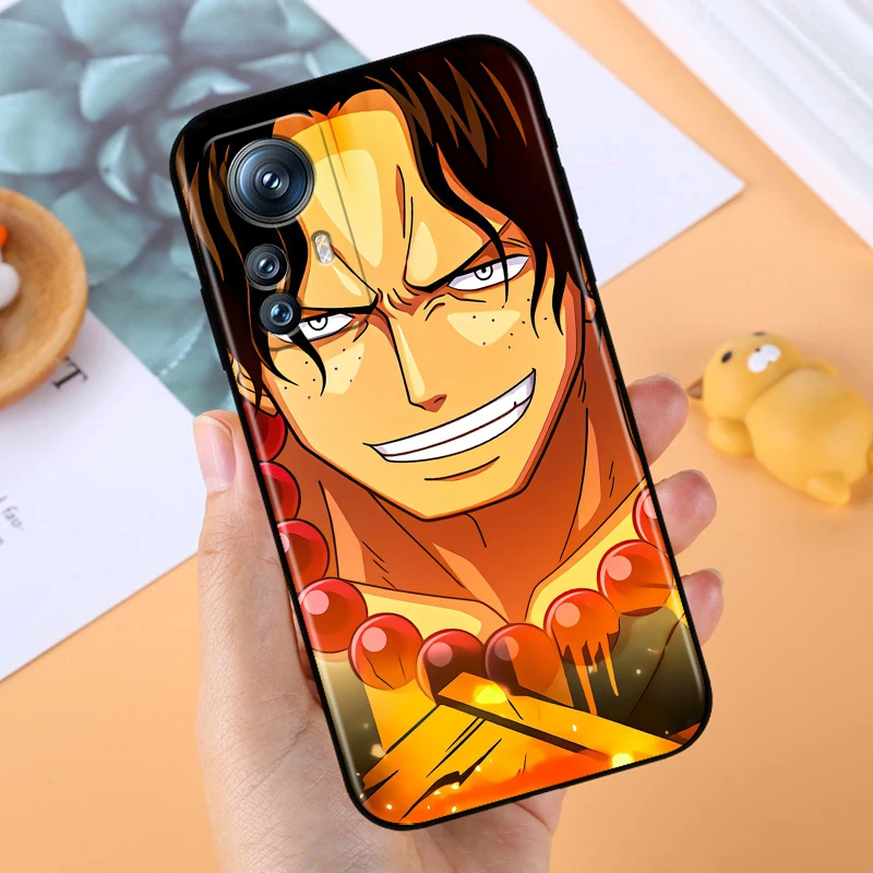 Hot One Piece Anime Luffy For Xiaomi Mi 14 13T 13 12T 12 11T 11i 11 10T 10 Pro Lite Ultra 5G Black Soft Phone Case