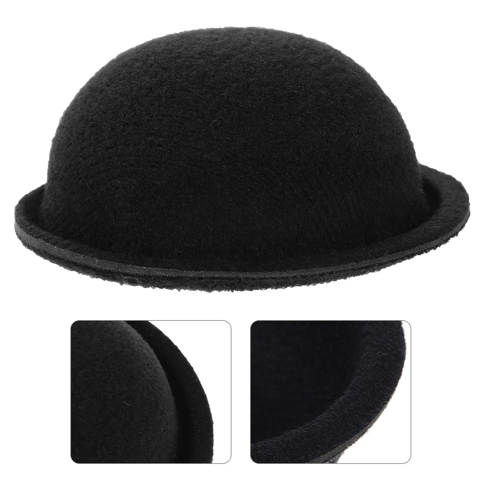 10Pcs Mini Hat for Crafts Exquisite Mini Top Hat Lightweight Portable for Hair Accessories Festival Decor DIY Craft