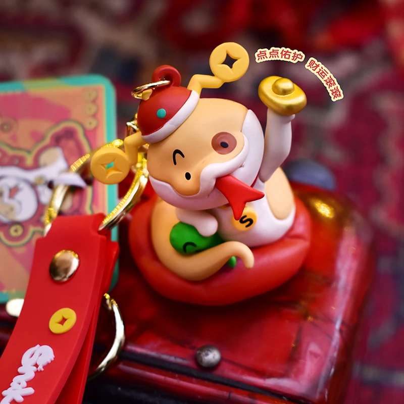 Sharkitty Keychains, Snakes Spot Pendant, Snakes and Dog Novelty Keyring, Collectable Mini Figure, Official Merchandise