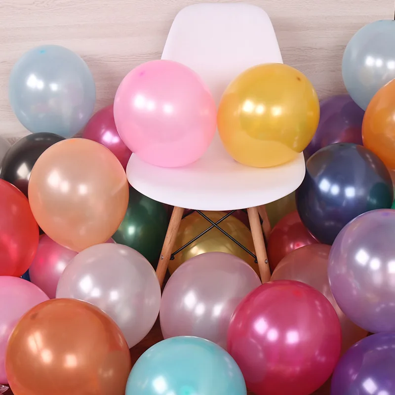 

10/12inch Pearl Latex Balloons Thickness Baloons Children 's Toy Birthday Party Wedding Decoration Anniversary Gift Globos