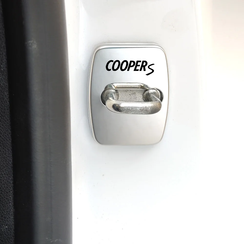 Car Door Lock Cover for Mini Cooper S F55 F54 F60 Clubman Countryman Paceman John Copper Works JCW Auto Emblems Case Accessories