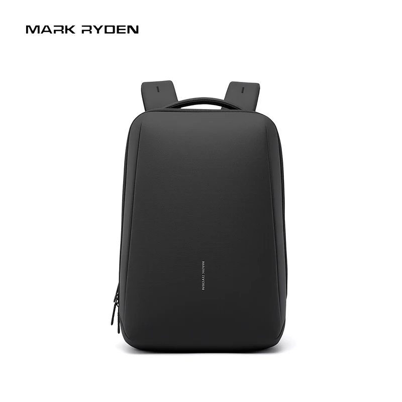 Mark Ryden Business Commuter Backpack Men's Short Trip Travel Bag Simple Notebook Computer Bag Urban Style Polyester Material
