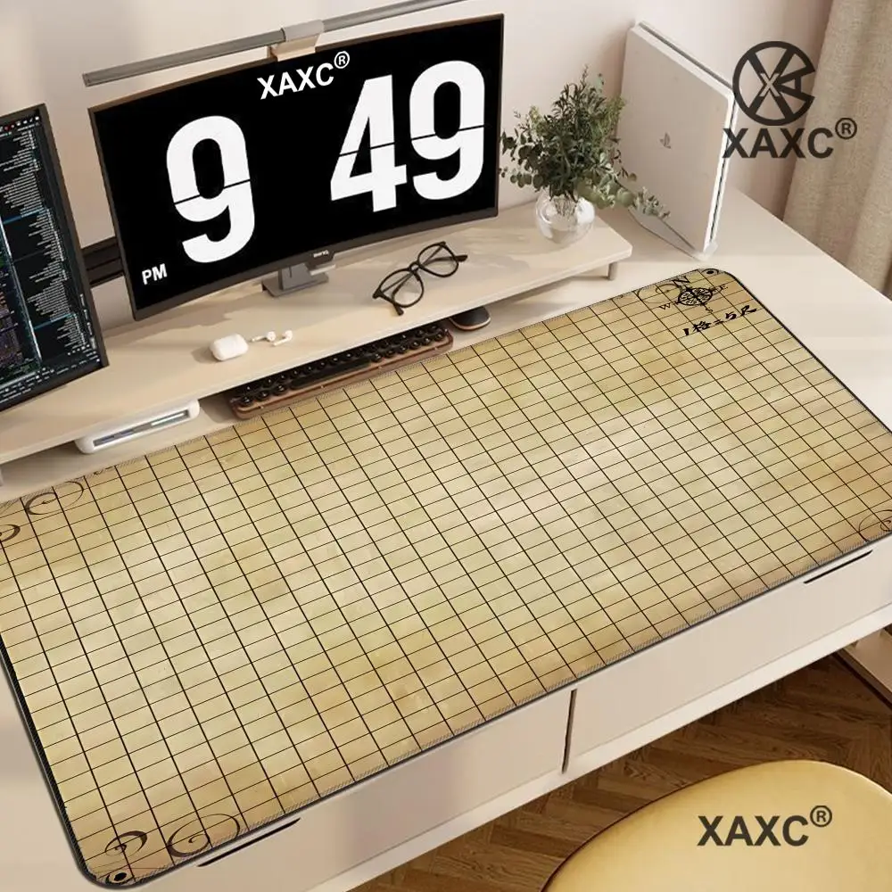 

Vintage Grid Tabletop Game Mat Magic Party Game Mat Durable Rubber for Games Mouse Pad Offices Desk Mats Friendly Design XAXC