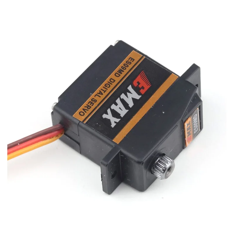 ES09MD EMAX Metal Gear Digital Servo Dual Bearing Swash Plate Servo Fit TREX 450 RC Helicopter Replacement for ES08 Series Servo view 3