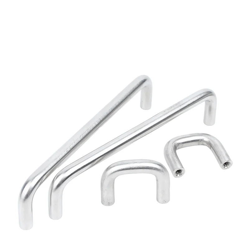 M4~M8 304 Stainless Steel Innerl Thread U-Shaped Double Curved Handle Modern Cabinet Door Handles Nordic Drawer Door Knobs Pulls image 4