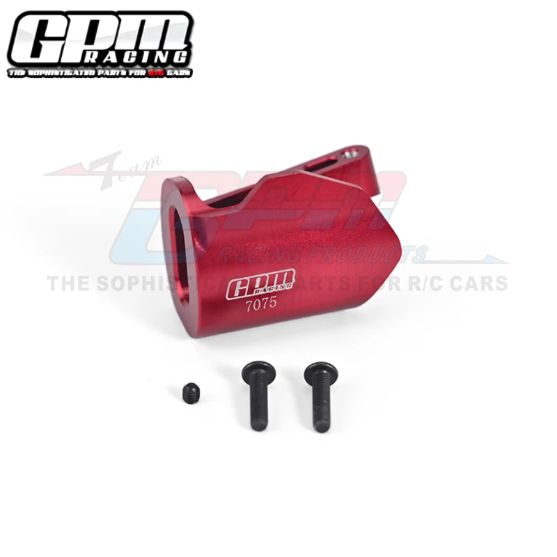 Tubo de escape GPM de aluminio 7075 para motocicleta LOSI 1/4 Promoto-MX LOS 261004