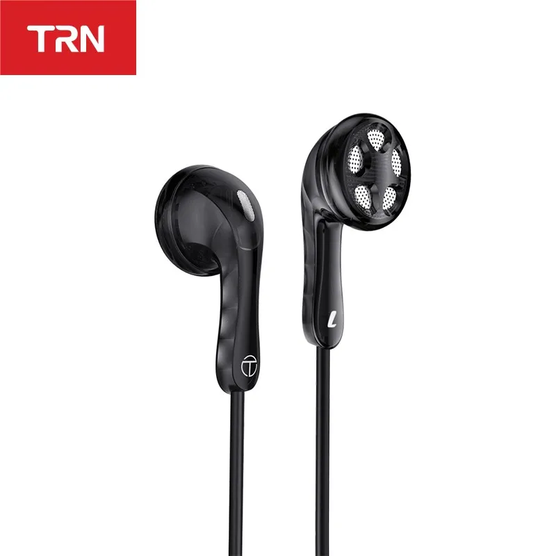 TRN SEAHORSE Classic High-Fidelity Flat Earphone 14.2mm Large Dynamic Driver Unit Non-in-ear headphones