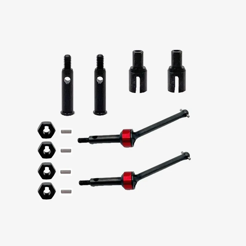

Drive Shaft Differential Cup Wheel Axle Hex Hub for WLtoys 1/24 244016 LOSI 1/24 Micro-B RC Car Metal Upgrade OP Parts Kit