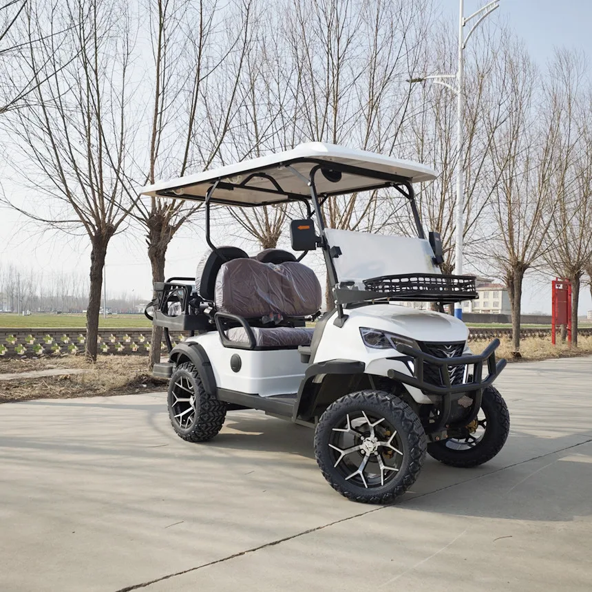 Latest Electric Golf Cart 2 4 6 8 Seat 72V Off-Road Electric Golf Cart Club Car Free Custom Color Electric Sightseeing Golf Cart