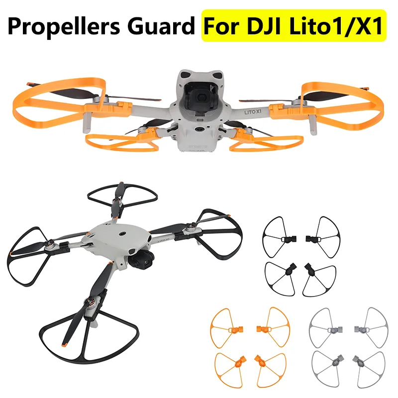 

For DJI Lito X1/1 Drone Propellers Guard Cage Wings Paddle Anti-collision Ring For LITO1/X1 Blades Protection Cover Accessories
